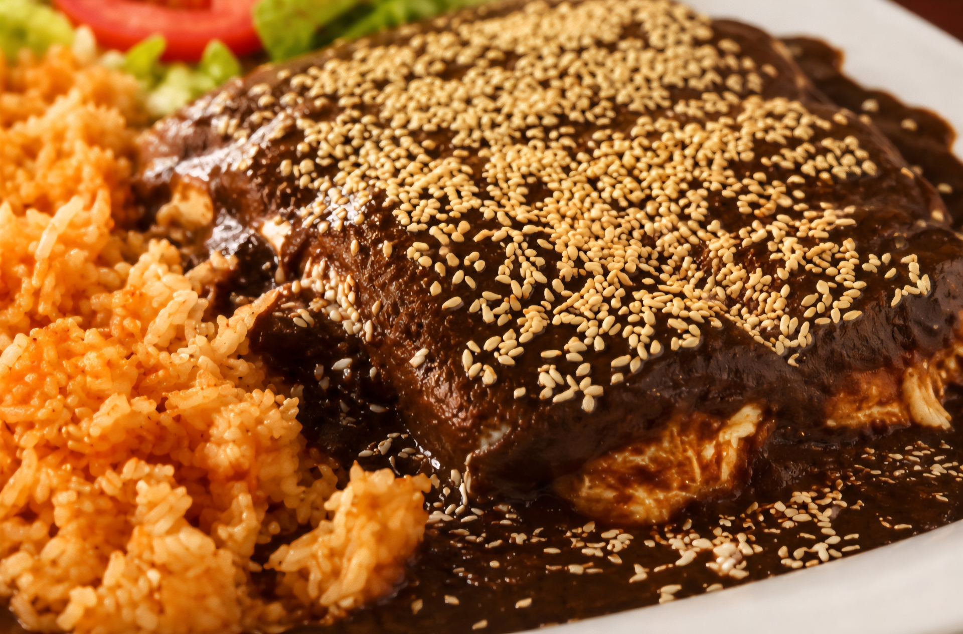 Mole Enchiladas